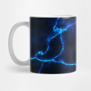 Blue lightning Mug